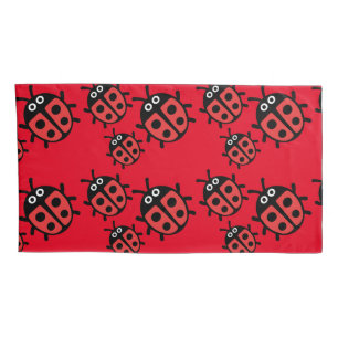 Housse D'oreillers Cute Kids ladybird Family Pillowcase