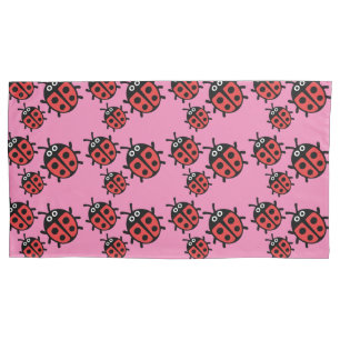 Housse D'oreillers Cute Kids ladybird Family Pillowcase
