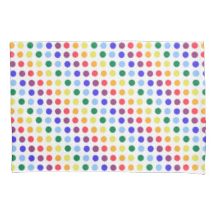 Housse D'oreillers Cute Kids Rainbow Pois Motif