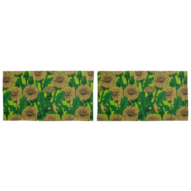 Housse D'oreillers Dandelions (devant-Set)