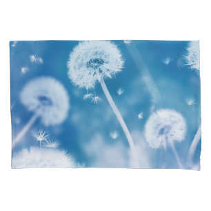 Housse D'oreillers Dandelions Graines : Bannière Florale d'été