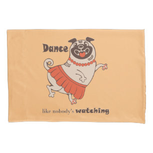 Housse D'oreillers Danse comme personne ne regarde Carlin Girl