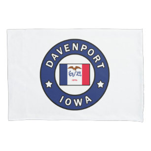 Housse D'oreillers Davenport Iowa