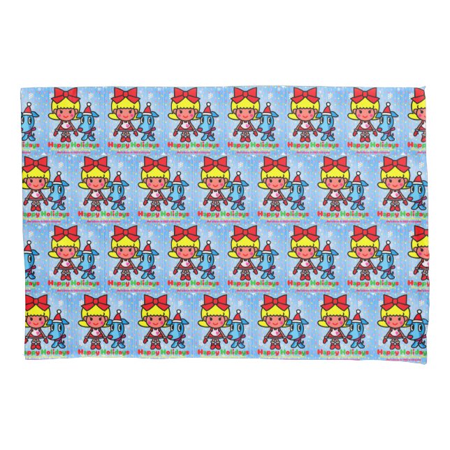 Housse D'oreillers Debbie and Peg's Christmas (devant)