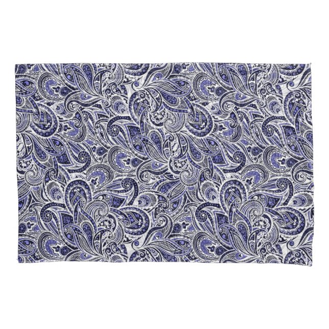 Housse D'oreillers Design motif bleu pâle (devant-gauche)
