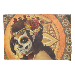 Housse D'oreillers Dia De Los Muertos Throw Pillow