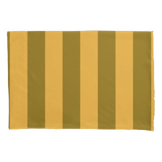 Housse D'oreillers Dijon and Zest Striped Pattern