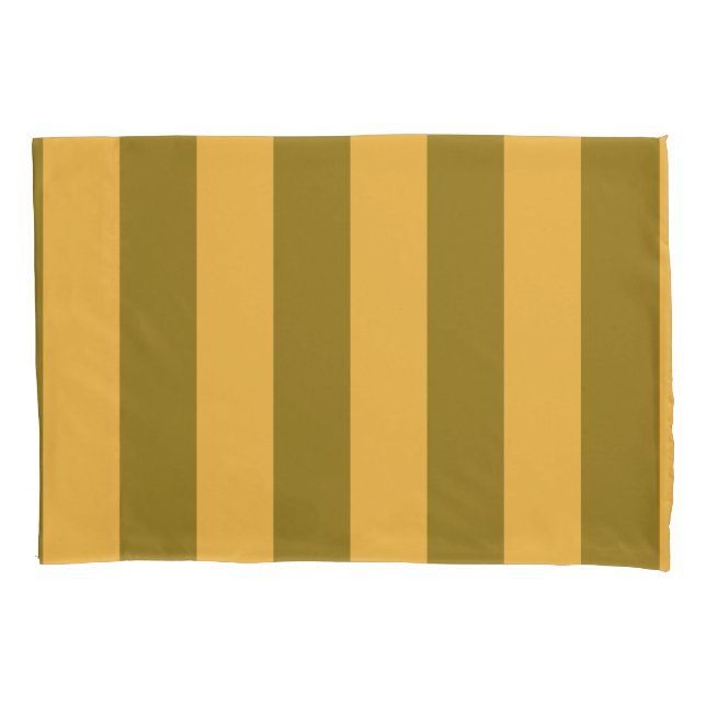 Housse D'oreillers Dijon and Zest Striped Pattern (devant)