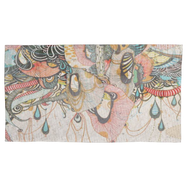 Housse D'oreillers Doodling on the Language of Light (devant-gauche)