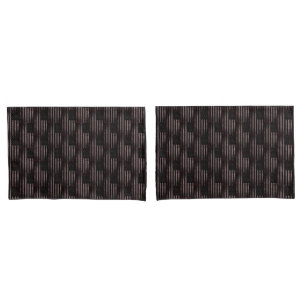 Housse D'oreillers Drapeau américain noir et rose Grunge double Motif