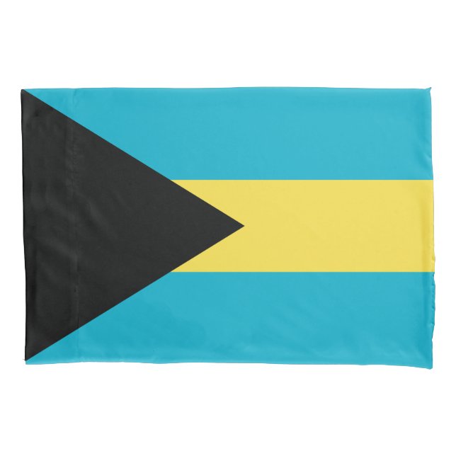Housse D'oreillers Drapeau bahaméen (devant)