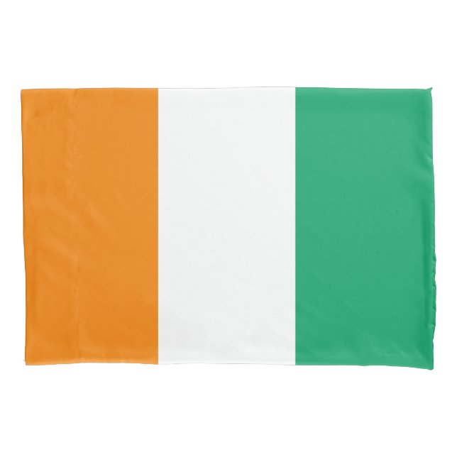 Housse D'oreillers Drapeau de Côte d'Ivoire (devant)