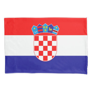Housse D'oreillers Drapeau de la Croatie