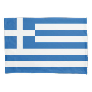 Housse D'oreillers Drapeau de la Grèce