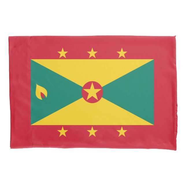 Housse D'oreillers Drapeau de la Grenade (devant)