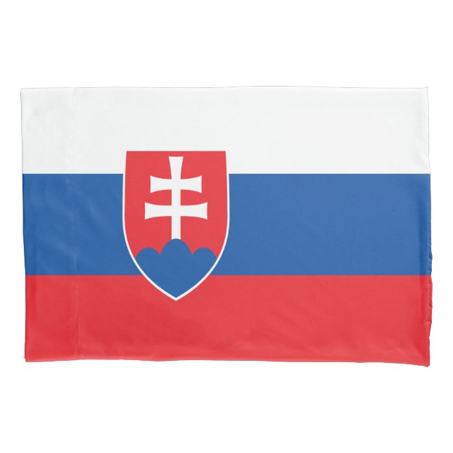 Housse D'oreillers Drapeau de la Slovaquie (devant)