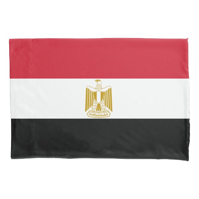 Housse D'oreillers Drapeau de l'Égypte (devant)