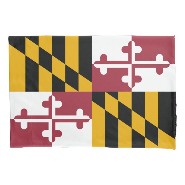 Housse D'oreillers Drapeau de l'État du Maryland (devant)
