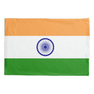 Housse D'oreillers Drapeau de l'Inde