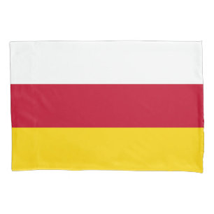 Housse D'oreillers Drapeau de l'Ossétie du Nord