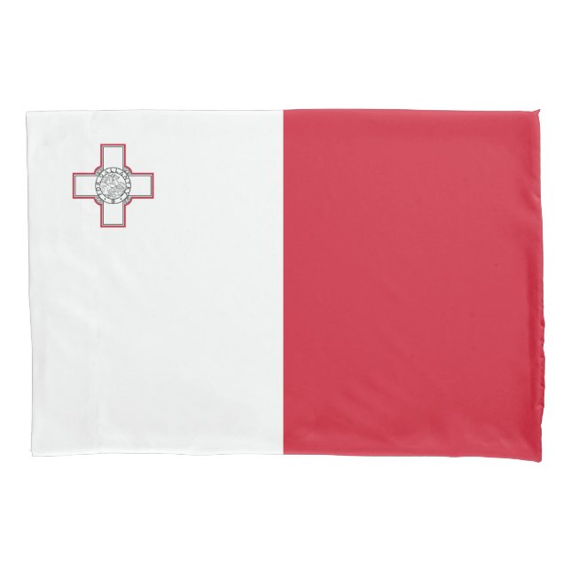 Housse D'oreillers Drapeau de Malte (devant)