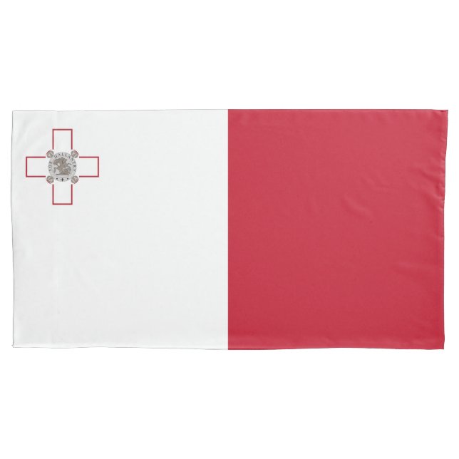 Housse D'oreillers Drapeau de Malte (devant)