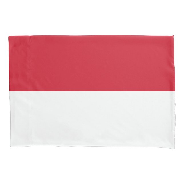Housse D'oreillers Drapeau de Monaco (devant)