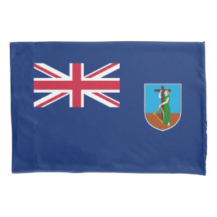 Housse D'oreillers Drapeau de Montserrat
