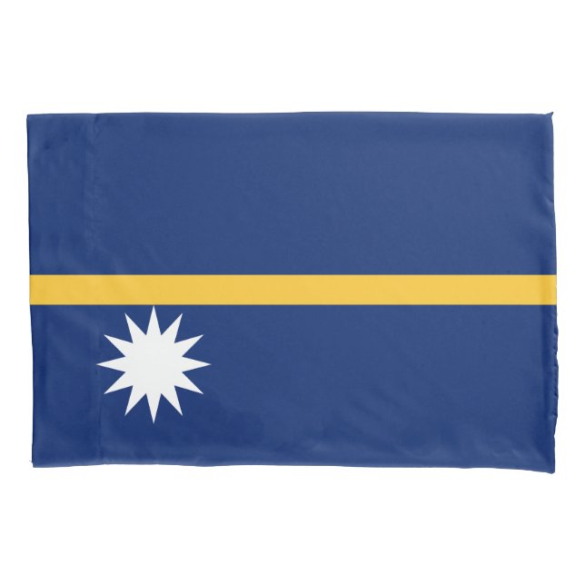Housse D'oreillers Drapeau de Nauru (devant)