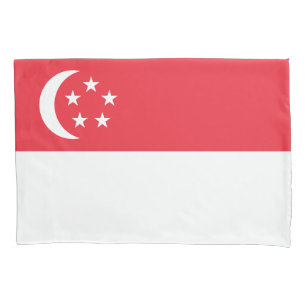 Housse D'oreillers Drapeau de Singapour