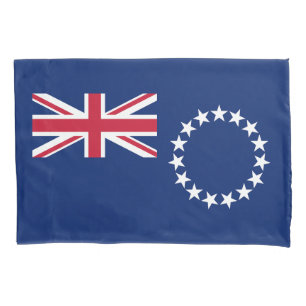 Housse D'oreillers Drapeau des îles Cook