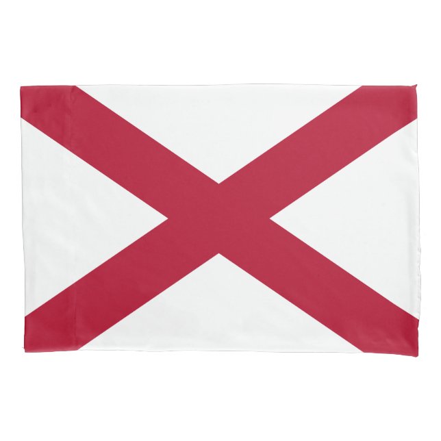 Housse D'oreillers Drapeau d'État de l'Alabama (devant)