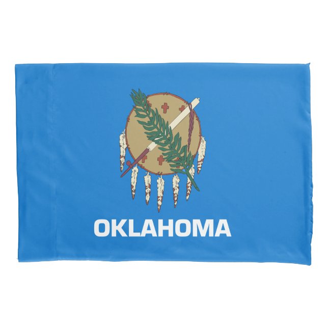 Housse D'oreillers Drapeau d'État de l'Oklahoma (devant)