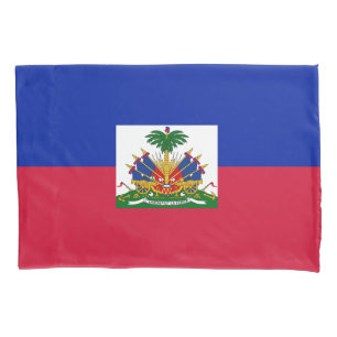Housse D'oreillers Drapeau d'Haïti