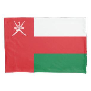 Housse D'oreillers Drapeau d'Oman