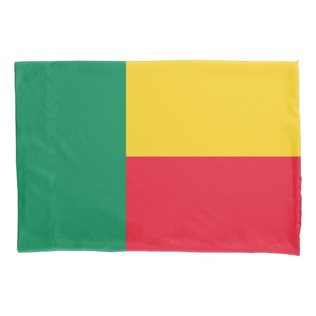 Housse D'oreillers Drapeau du Bénin patriotique (devant)