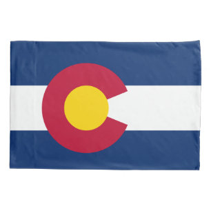 Housse D'oreillers Drapeau du Colorado