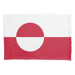 Housse D'oreillers Drapeau du Groenland