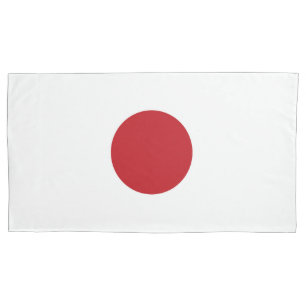 Housse D'oreillers Drapeau du Japon