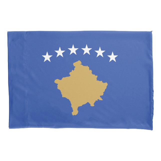 Housse D'oreillers Drapeau du Kosovo (devant)
