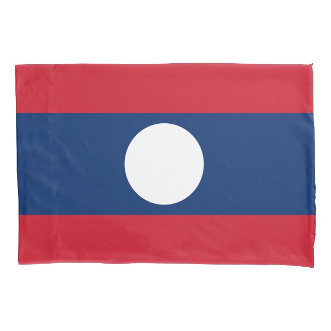Housse D'oreillers Drapeau du Laos (devant)