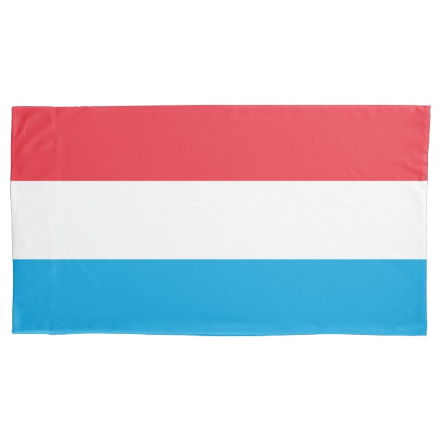 Housse D'oreillers Drapeau du Luxembourg (devant)