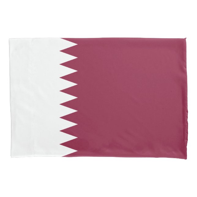 Housse D'oreillers Drapeau du Qatar (devant)