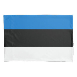 Housse D'oreillers Drapeau estonien