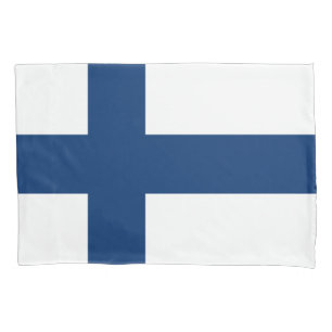 Housse D'oreillers Drapeau Finlande