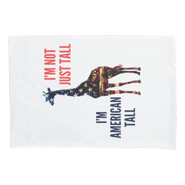 Housse D'oreillers Drapeau Giraffe Amérique (devant)