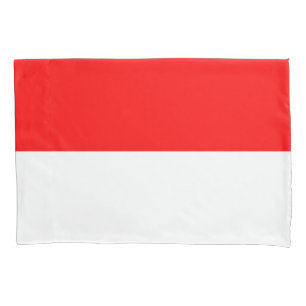 Housse D'oreillers Drapeau indonésien (Indonésie) Coque Coussin