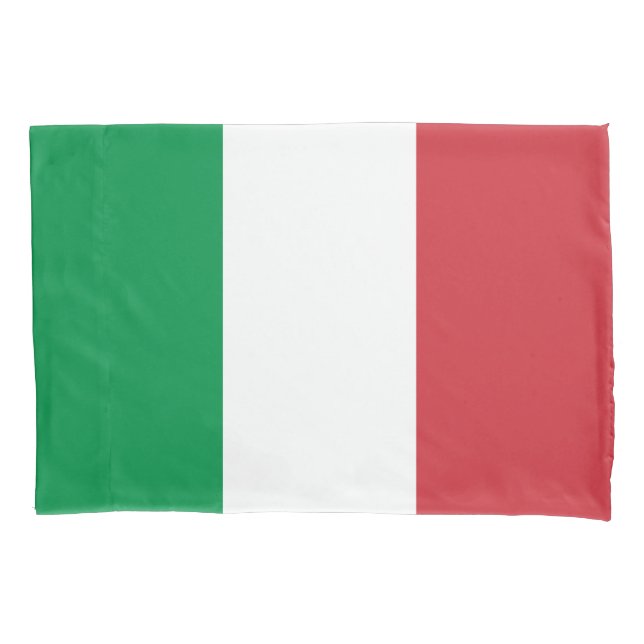 Housse D'oreillers Drapeau Italie (devant)