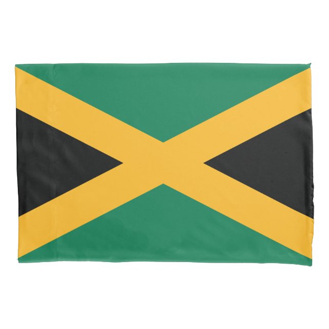 Housse D'oreillers Drapeau Jamaïque (devant)