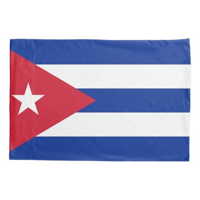 Housse D'oreillers Drapeau Patriotique simple oreiller de Cuba (Dos)